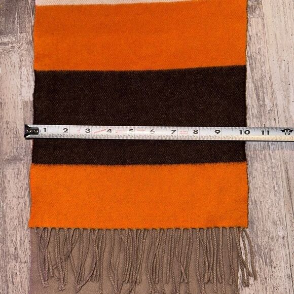 🍁Express cashmere and merino wool, fall colors, extra long Scarf 9.5”x72” EUC - Picture 6 of 8